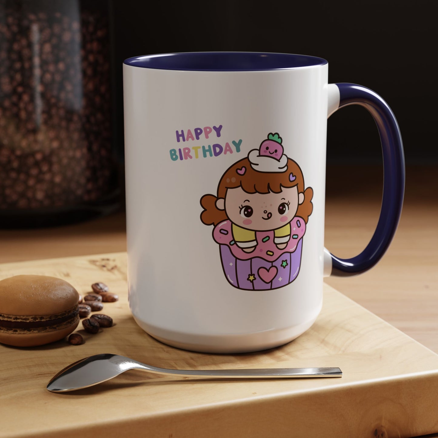 Birthday Mug - Cute Girl Cupcake