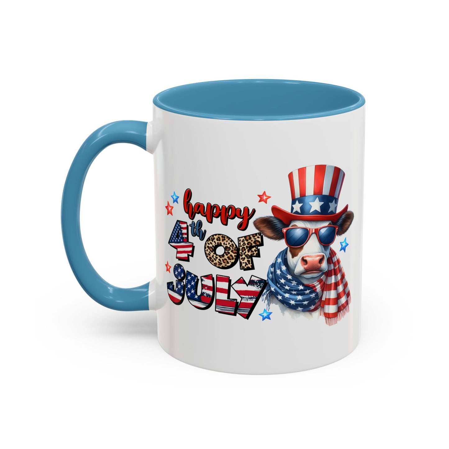 4th of July - Happy 4th of July Cool Cow