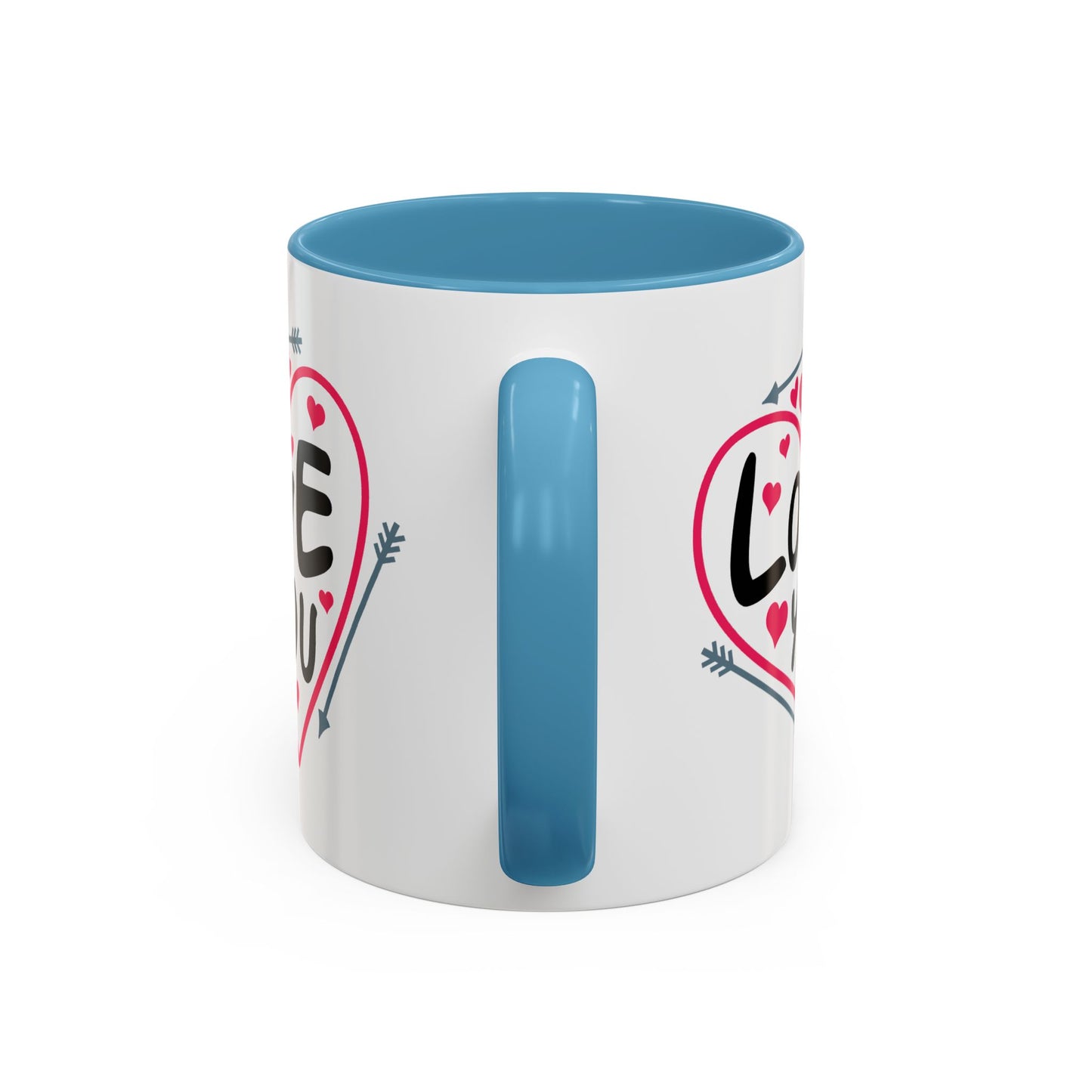Valentine's Day Mug - Love You Heart Arrows