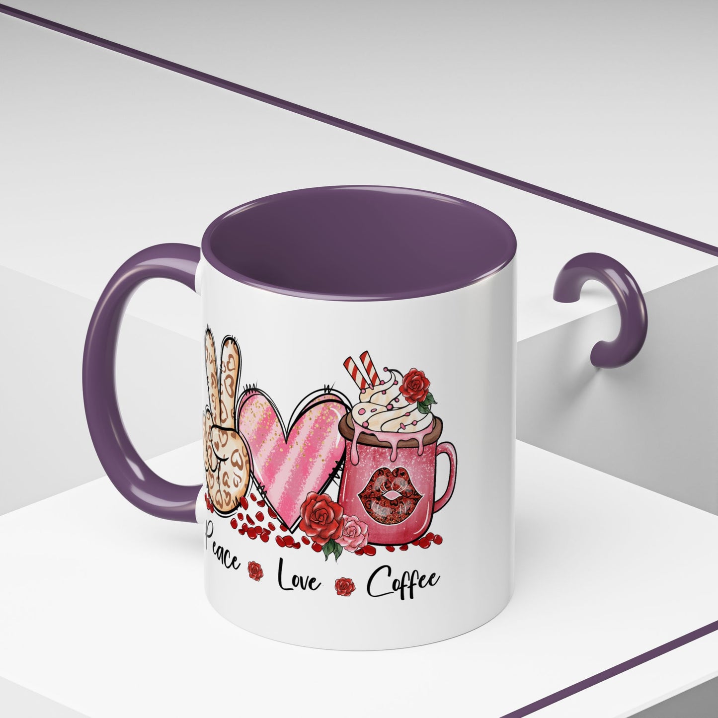 Humor Mug - Peace Love Coffee