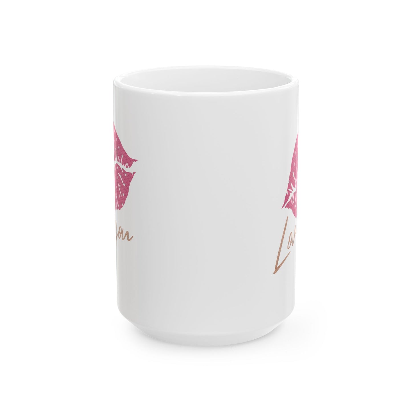 Anniversary Mug - Love You Lips Kiss
