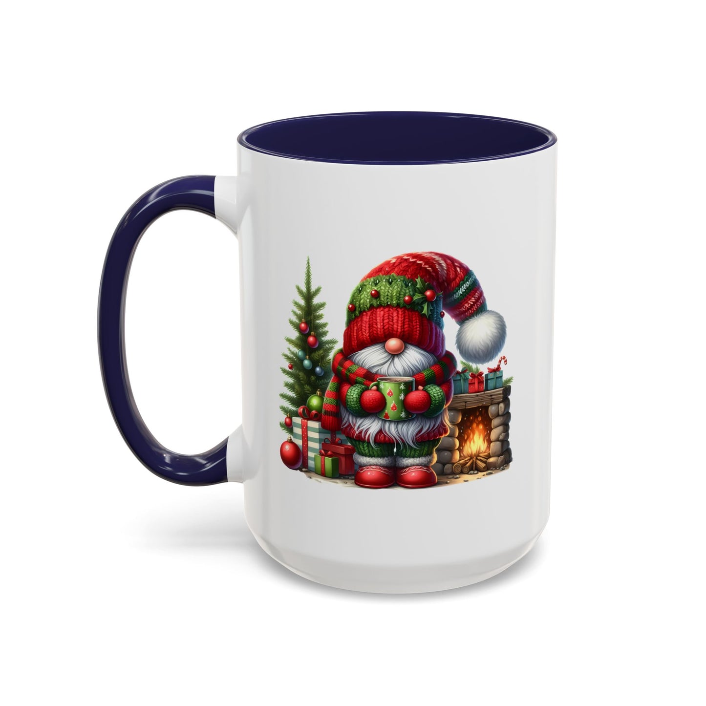 Christmas Mug - Gnome Fireplace