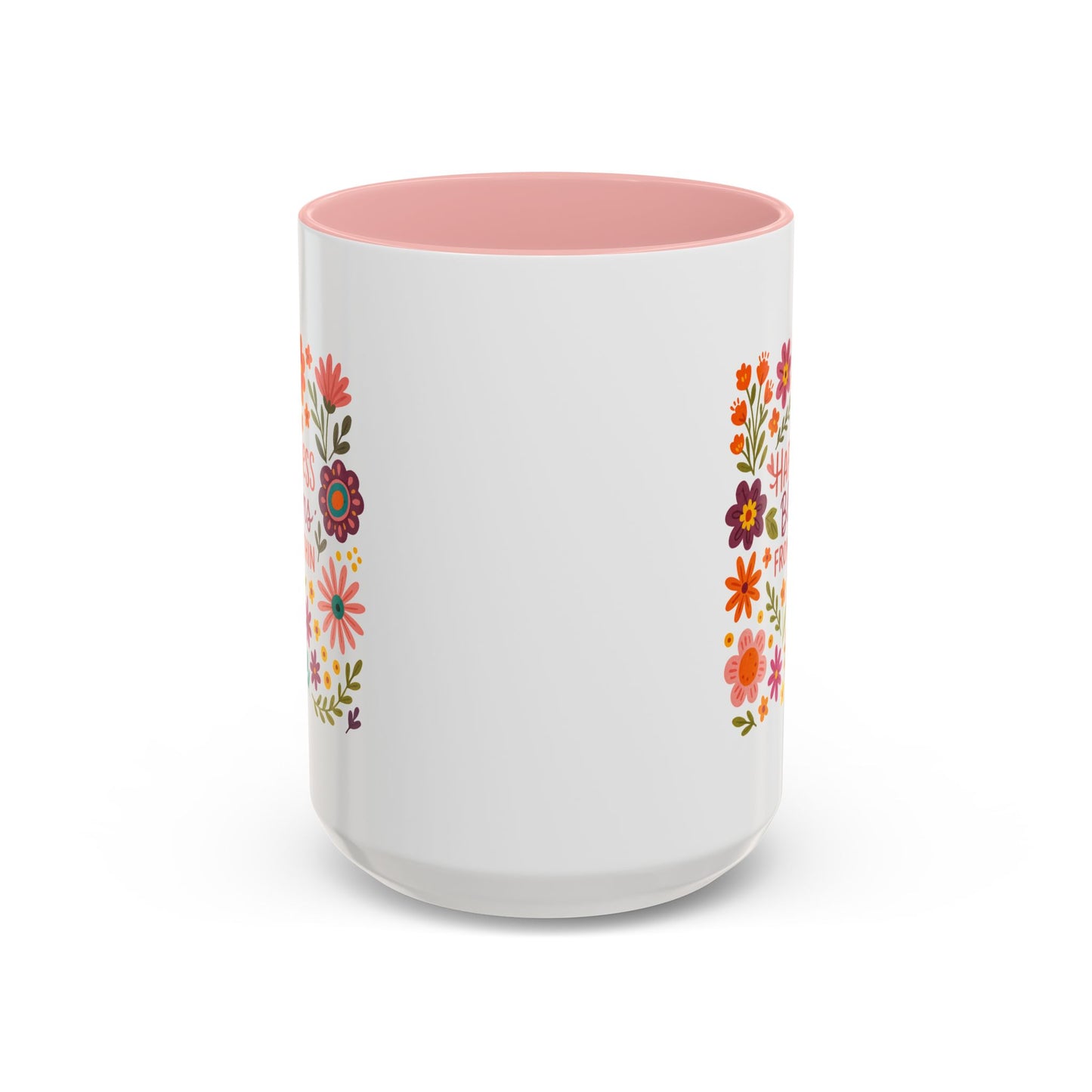 Motivation Mug - Happiness Blooms From Within
