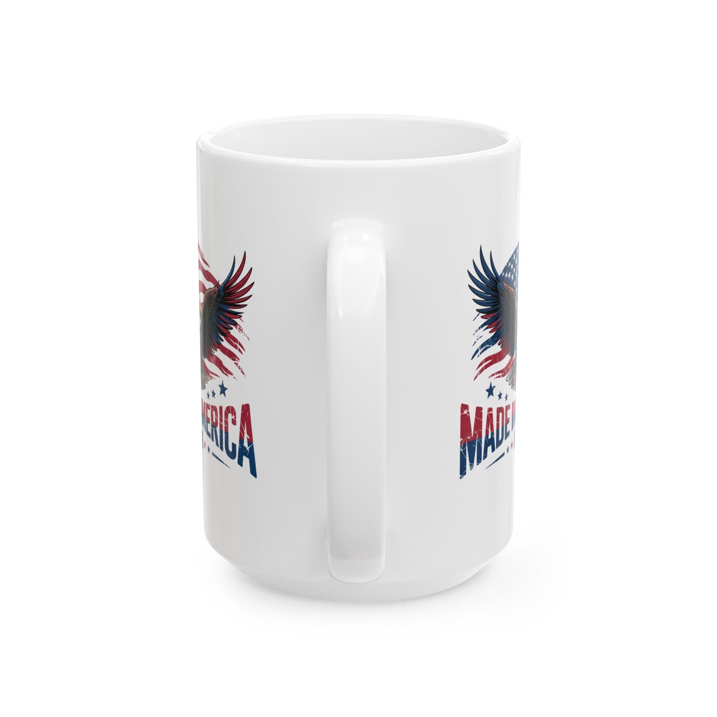 4th of July Mug - Made in America Eagle
