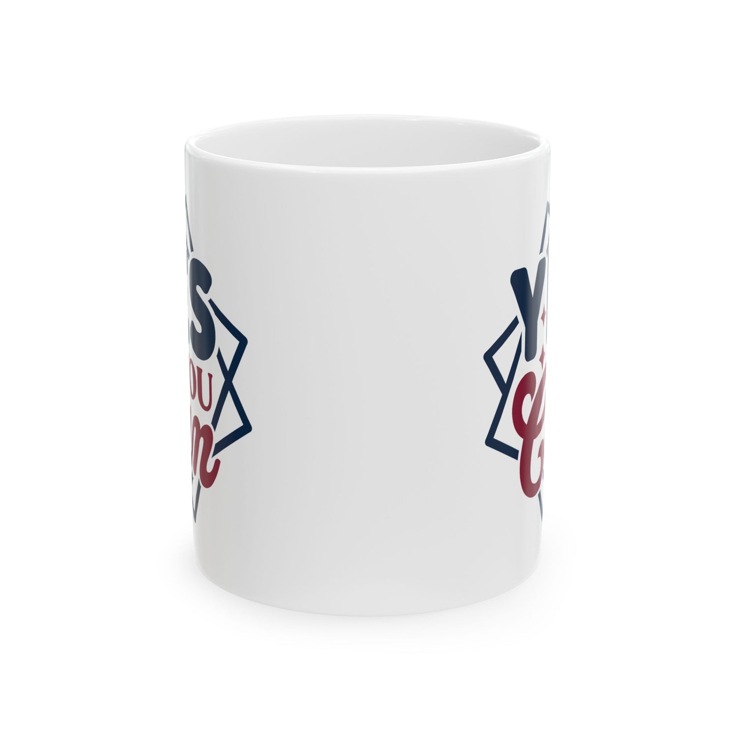 Motivation Mug - Yes You Can Squares