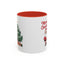 Christmas Mug - Merry Christmas Red Text Santa Tree Presents