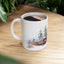 Christmas Mug - Snowy Landscape Train Wrap 6