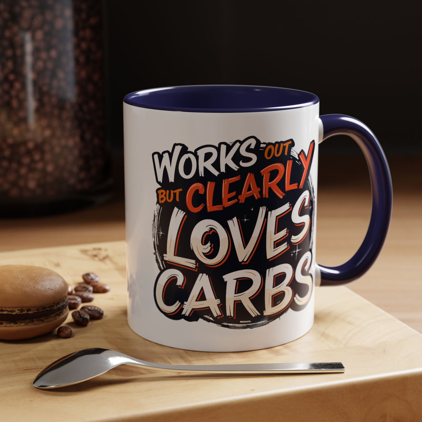 Adult Mug - Works Out But