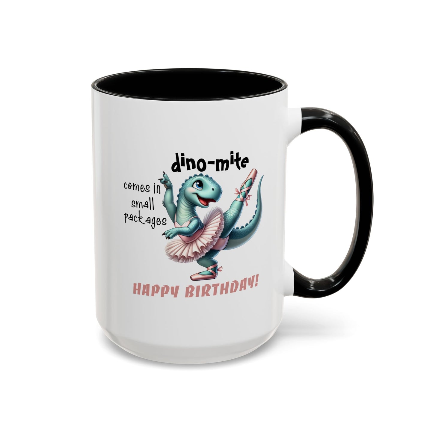 Birthday Mug - Dino-mite (Girl)