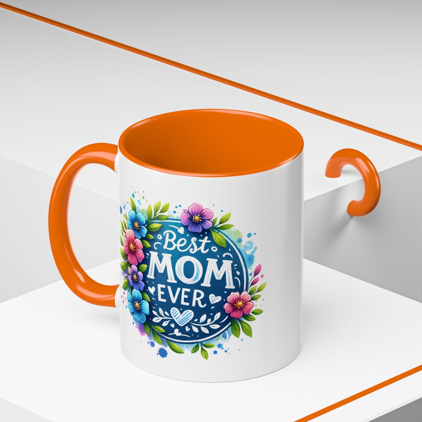 Mother's Day Mug - Best Mom Ever Floral