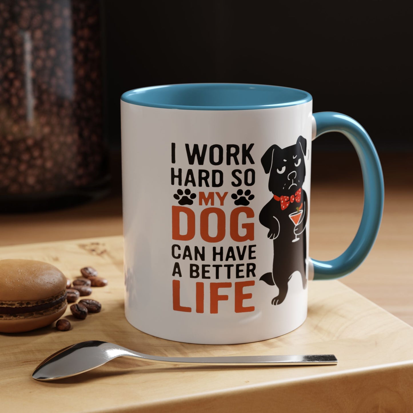 Animal Mug - I Work Hard So My Dog