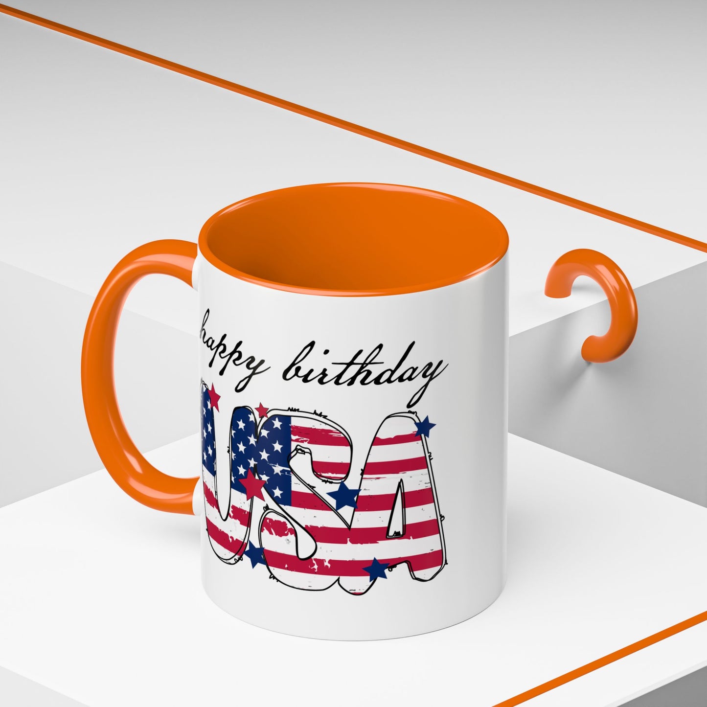 4th of July Mug - Happy Birthday USA