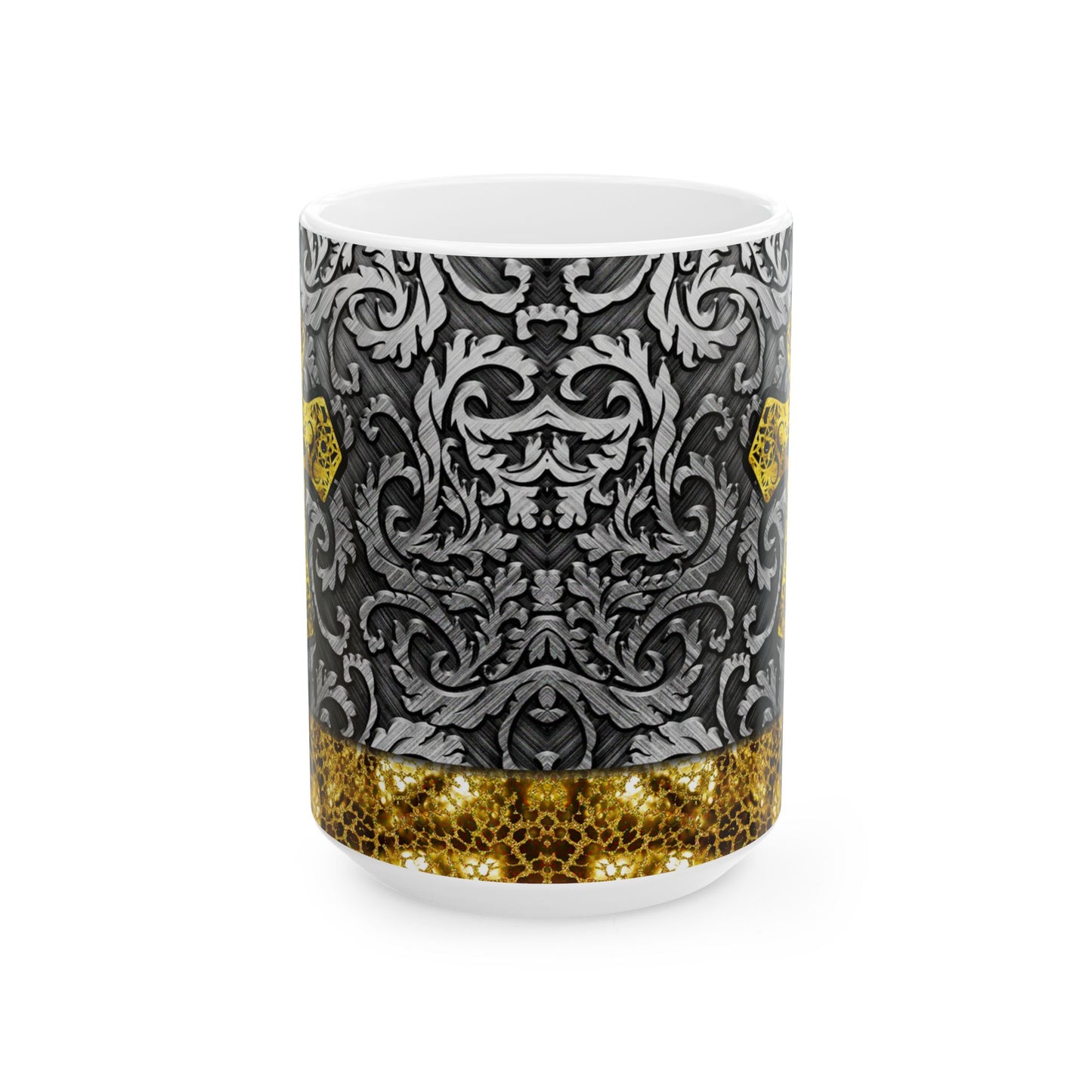 Artistic Mug - Gold Cross