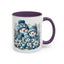 Christmas Mug - Blue Snowman Family
