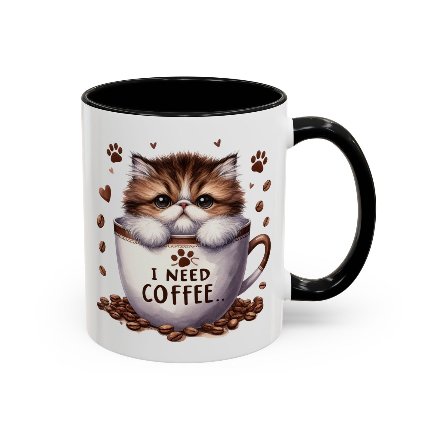 Animal Mug - I Need Coffee Kitten