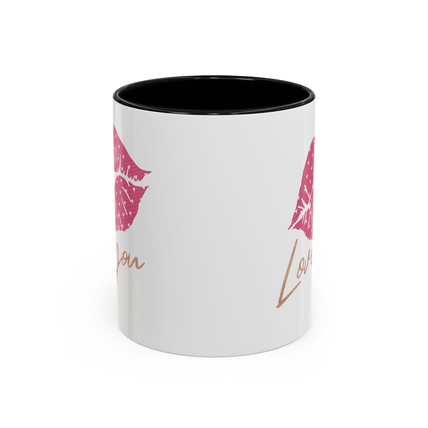 Valentine's Day Mug - Love You Lips Kiss