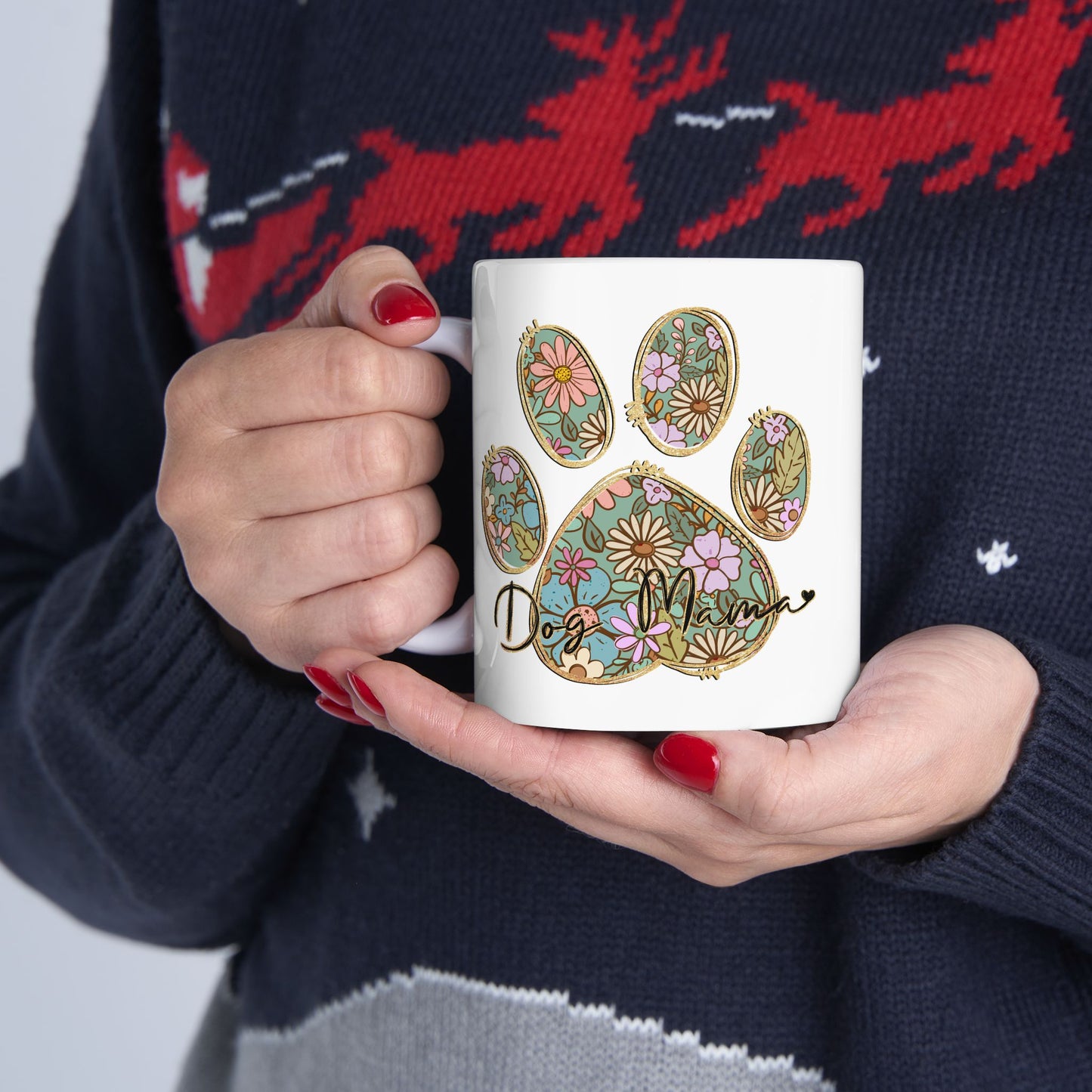 Animal Mug - Dog Mama Paw