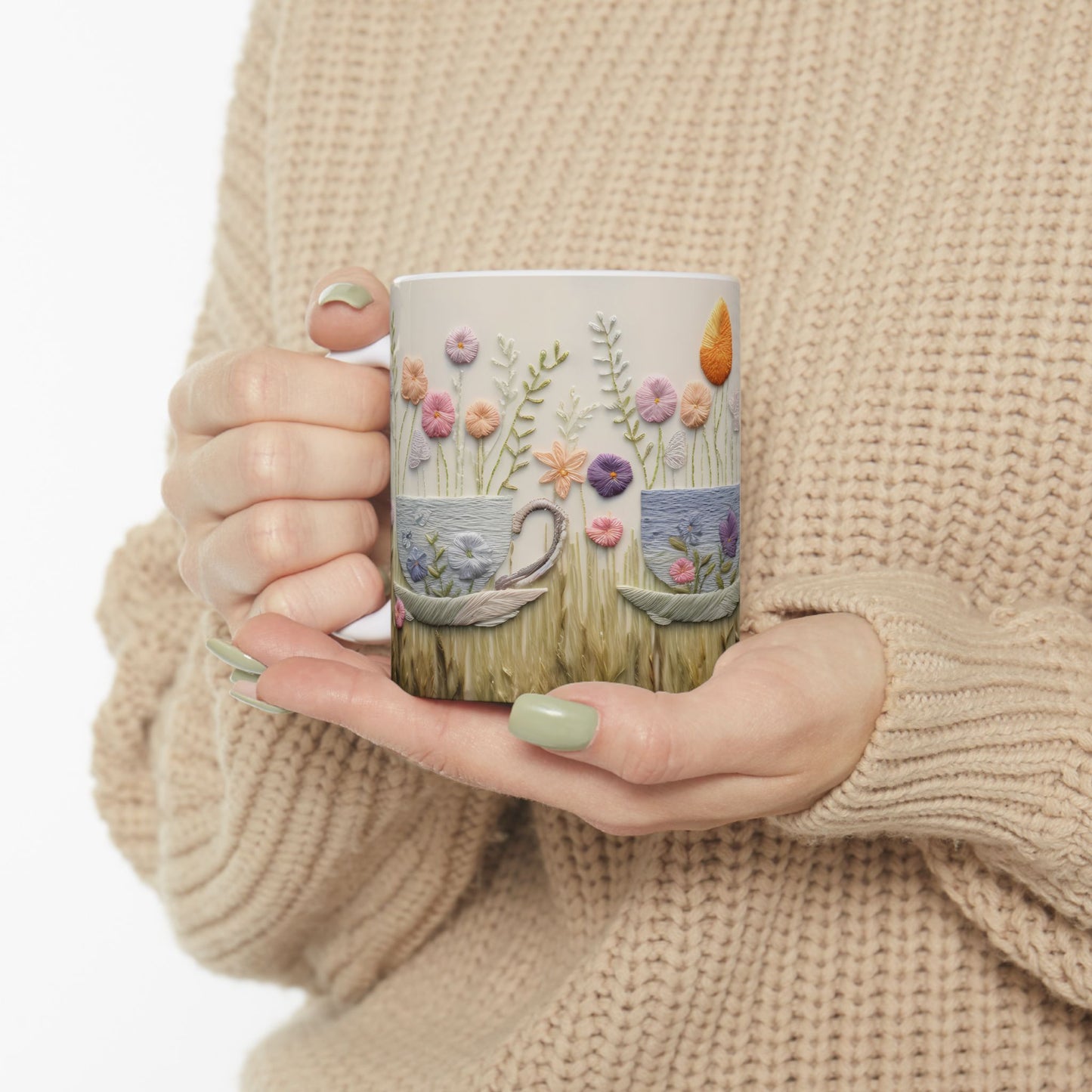 Artistic Mug - Felted Tea Cups