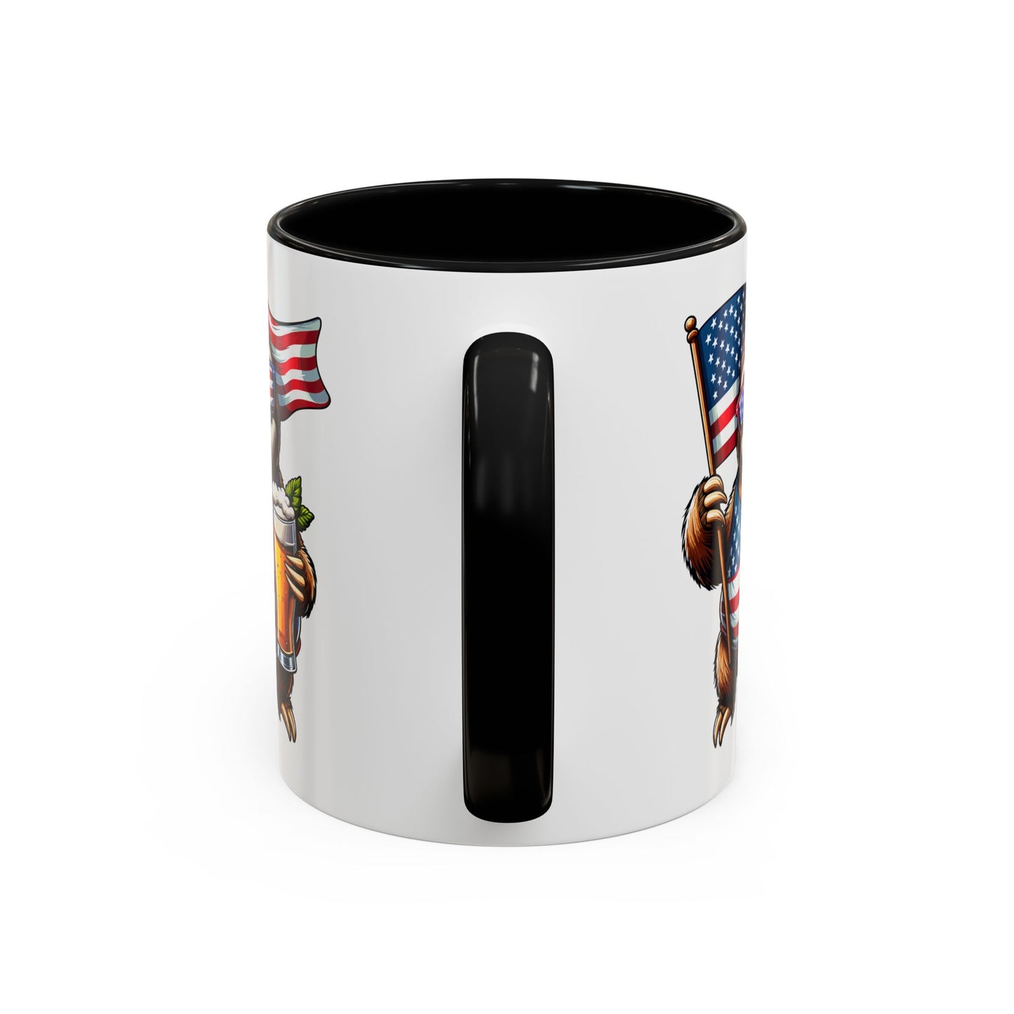 4th of July Mug - Merica Sloth