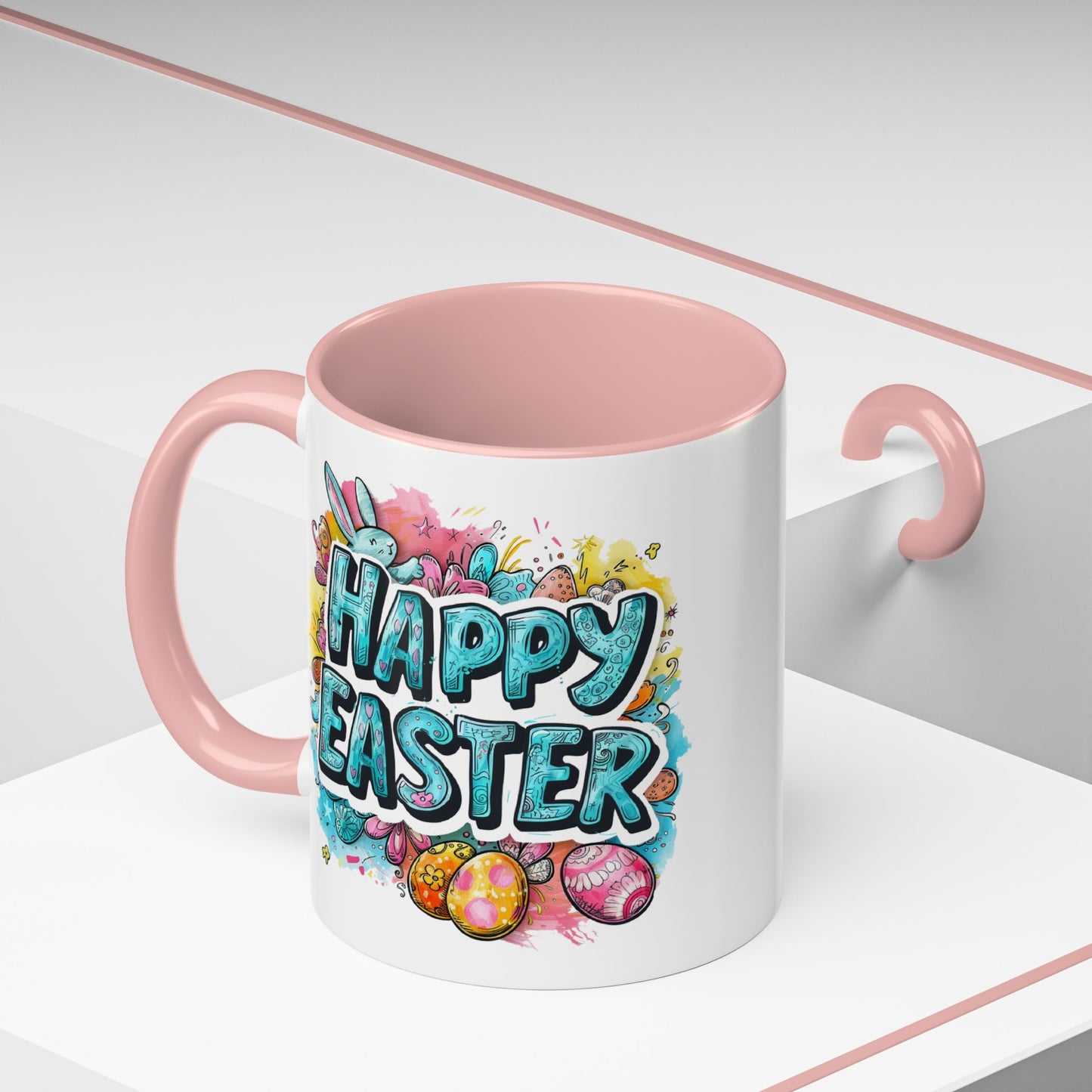 Easter Mug - Happy Easter Blue