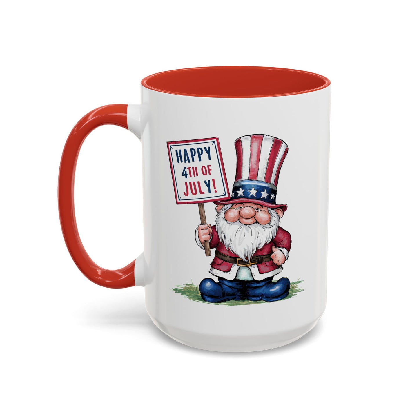 4th of July Mug - American Gnome 8