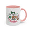 Christmas Mug - We Wish You a Merry Christmas Black & Red Text Cookies & Candy