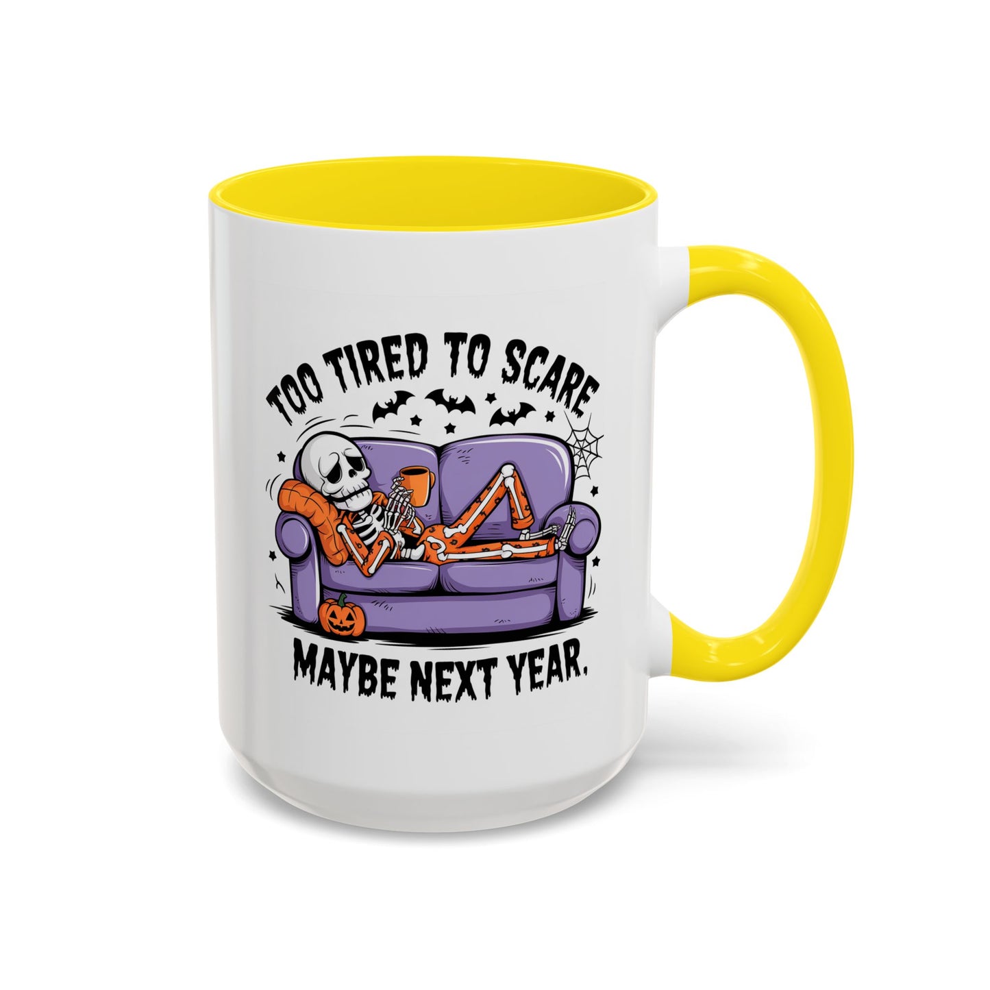 Halloween Mug - Too Tired To Scare