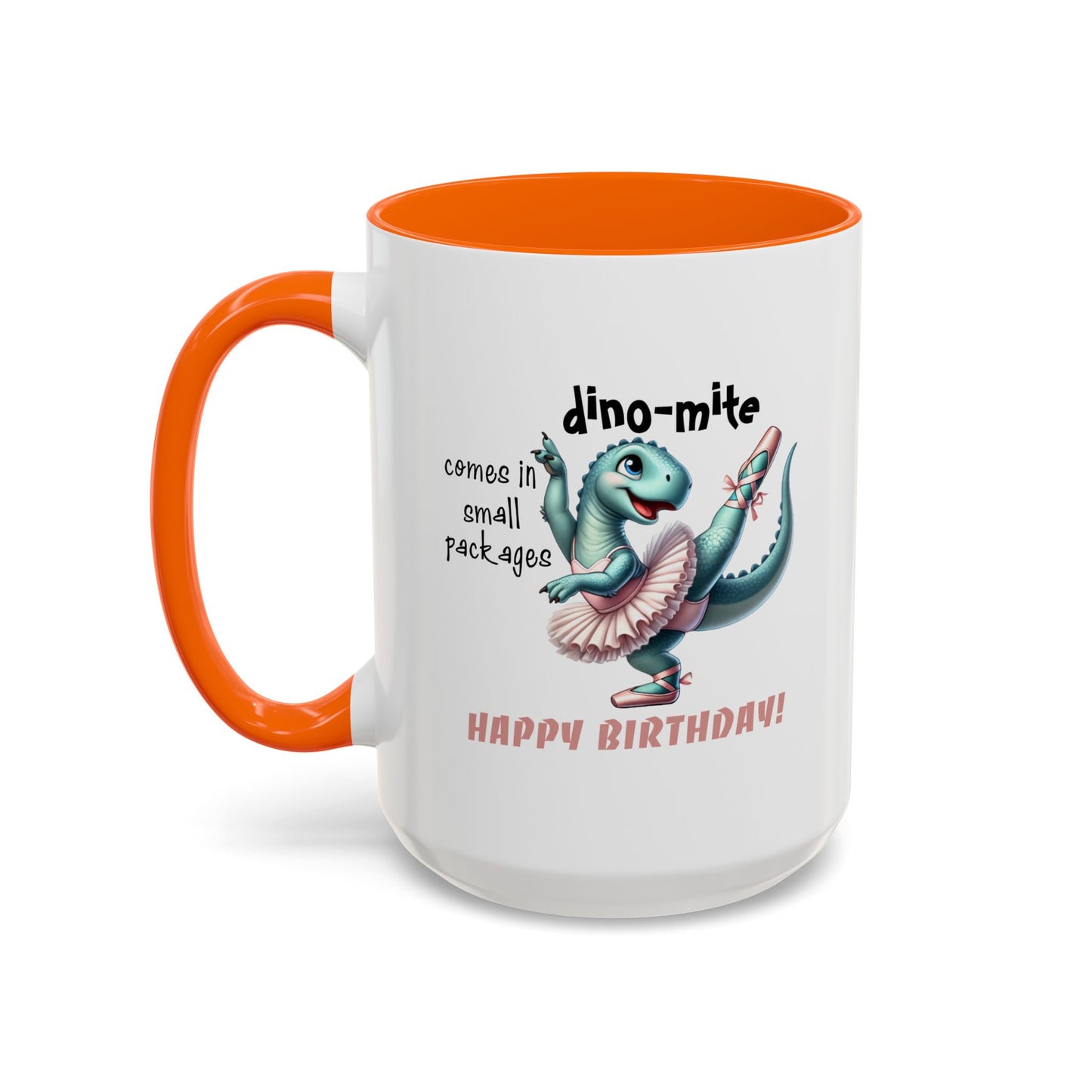 Birthday Mug - Dino-mite (Girl)