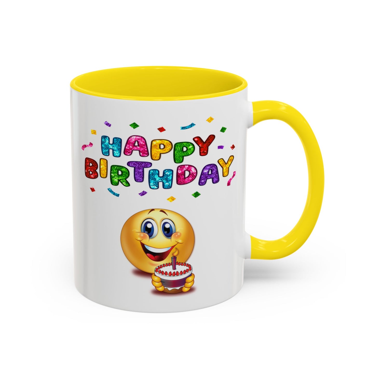Birthday Mug - Happy Birthday Emoji