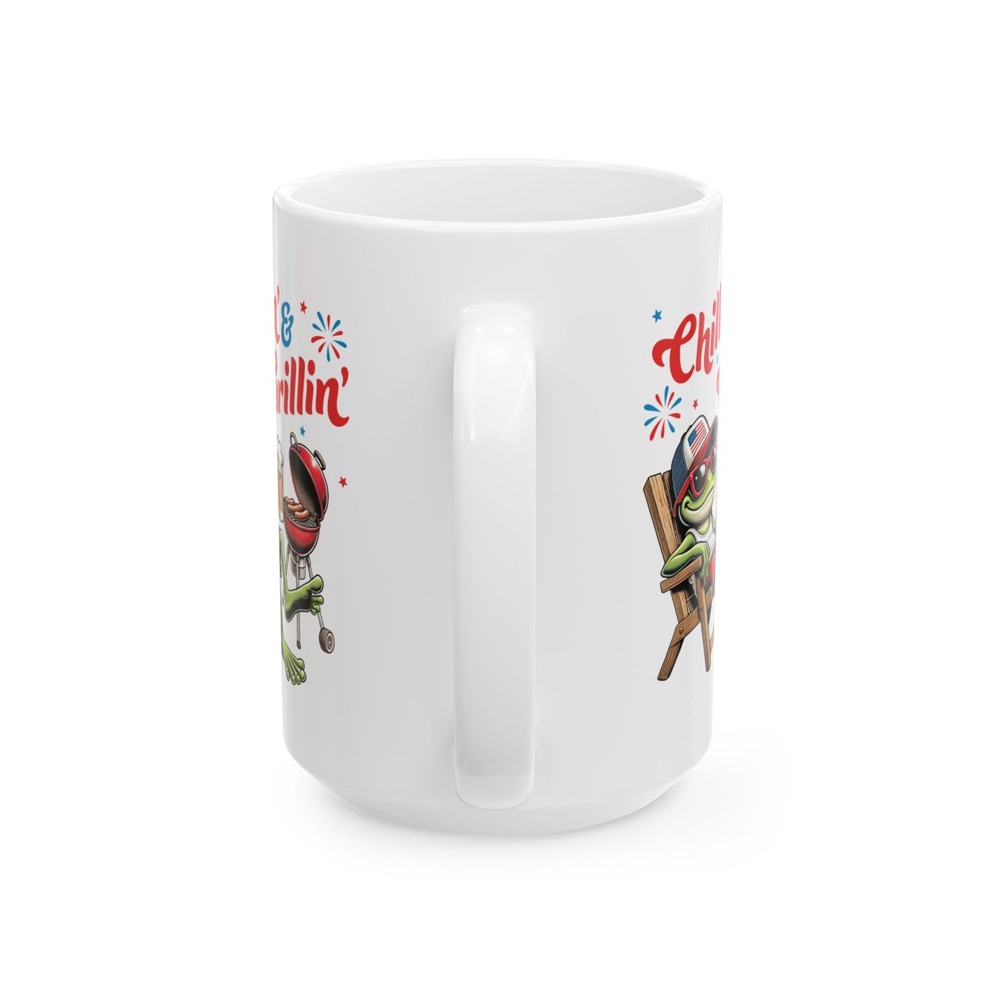 4th of July Mug - Chillin' & Grillin'