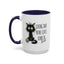 Humor Mug - Living That Nine Lives