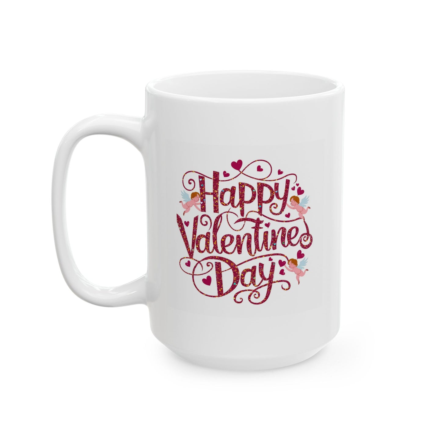 Valentine's Day Mug - Happy Whimsical