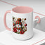 Christmas Mug - Red and Green Snowman