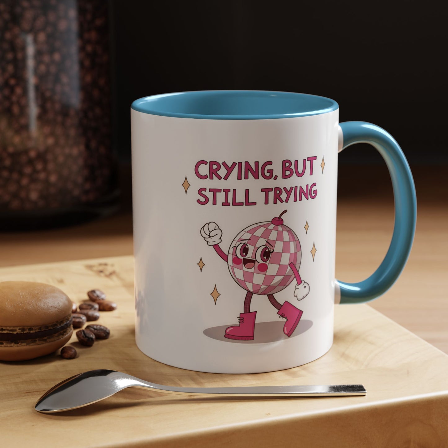 Wellness Mug - Crying But Still Trying