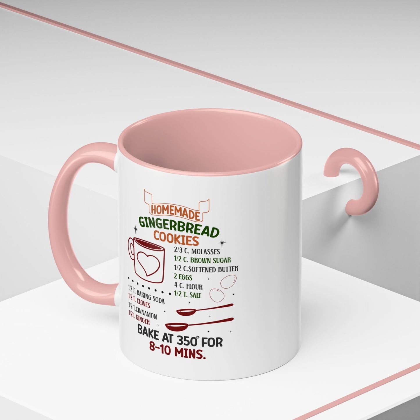 Christmas Mug - Homemade Gingerbread Cookies Recipe