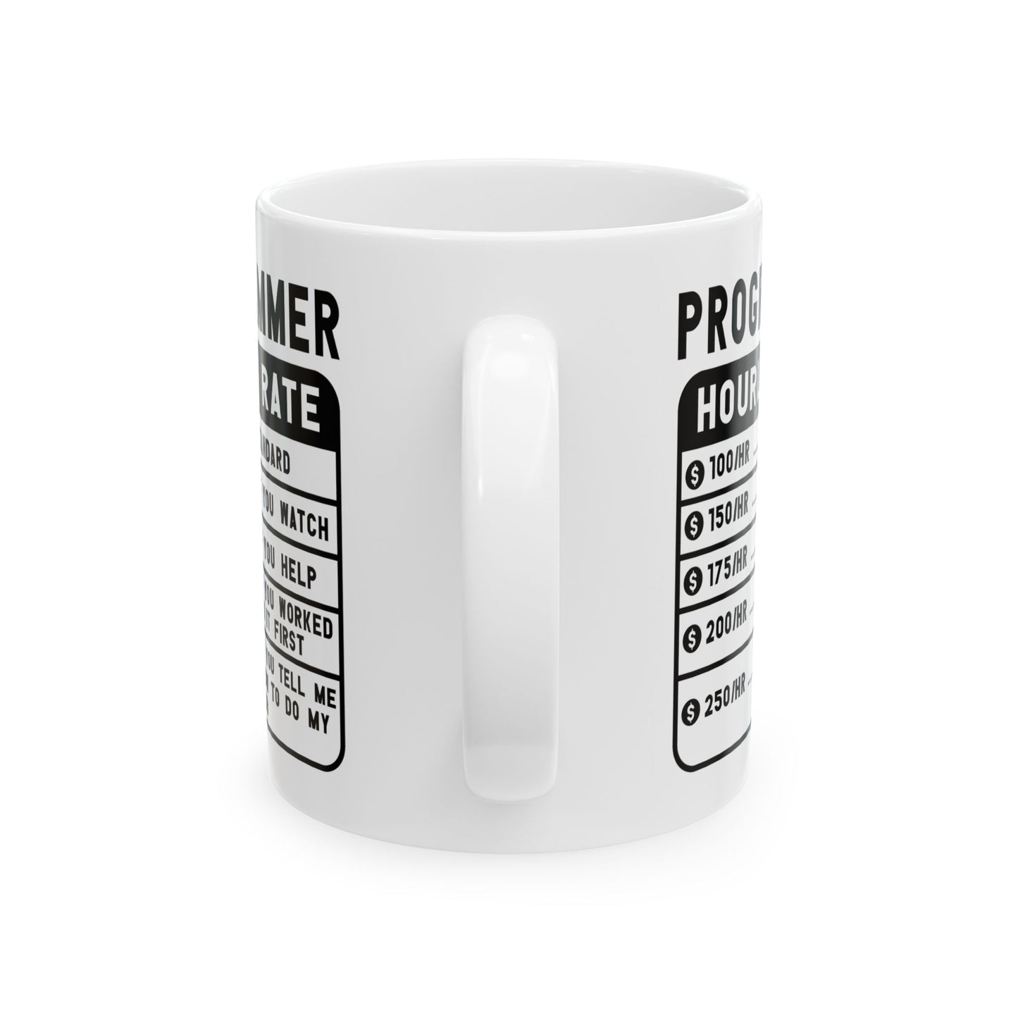 Office Mug - Programmer Hourly Rate