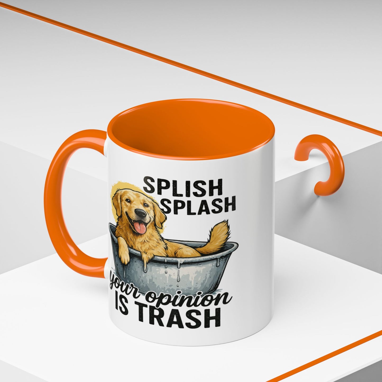 Animal Mug - Splish Splash Your Opinion Is Trash