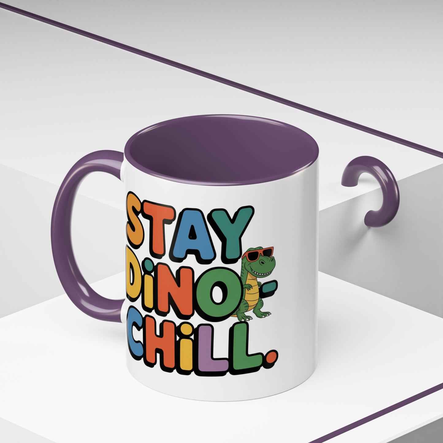 Humor mug - Stay Dino Chill