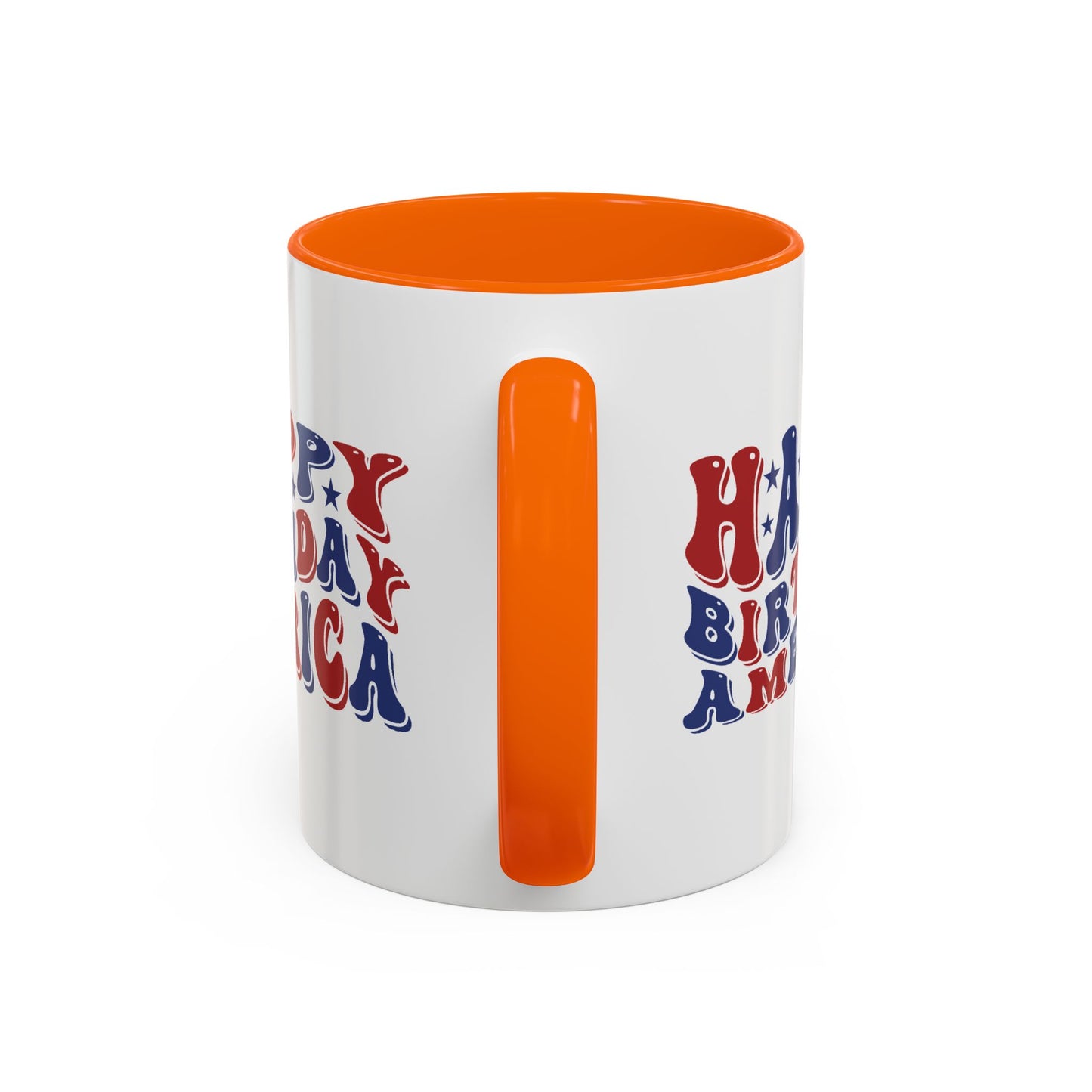 4th of July Mug - Happy Birthday America Retro