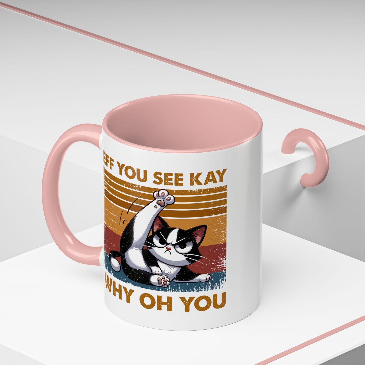 Adult Mug - Eff You See Kay Why Oh You Cat
