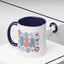 4th of July Mug - USA Preppy Floral