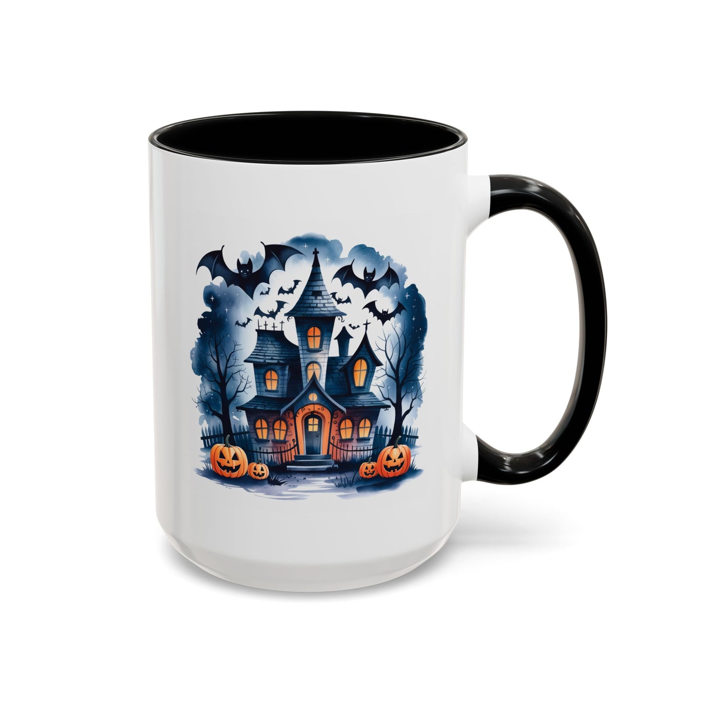 Halloween Mug - Bat Ghost House