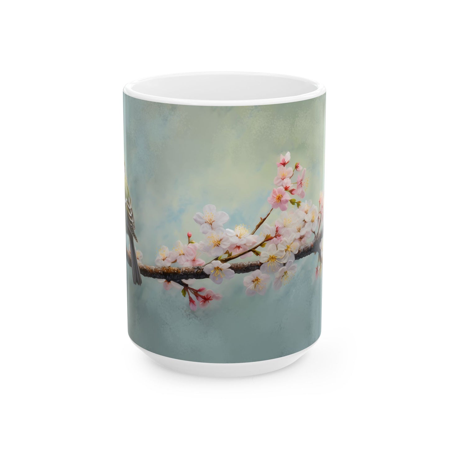 Artistic Mug - Felted Bird 2