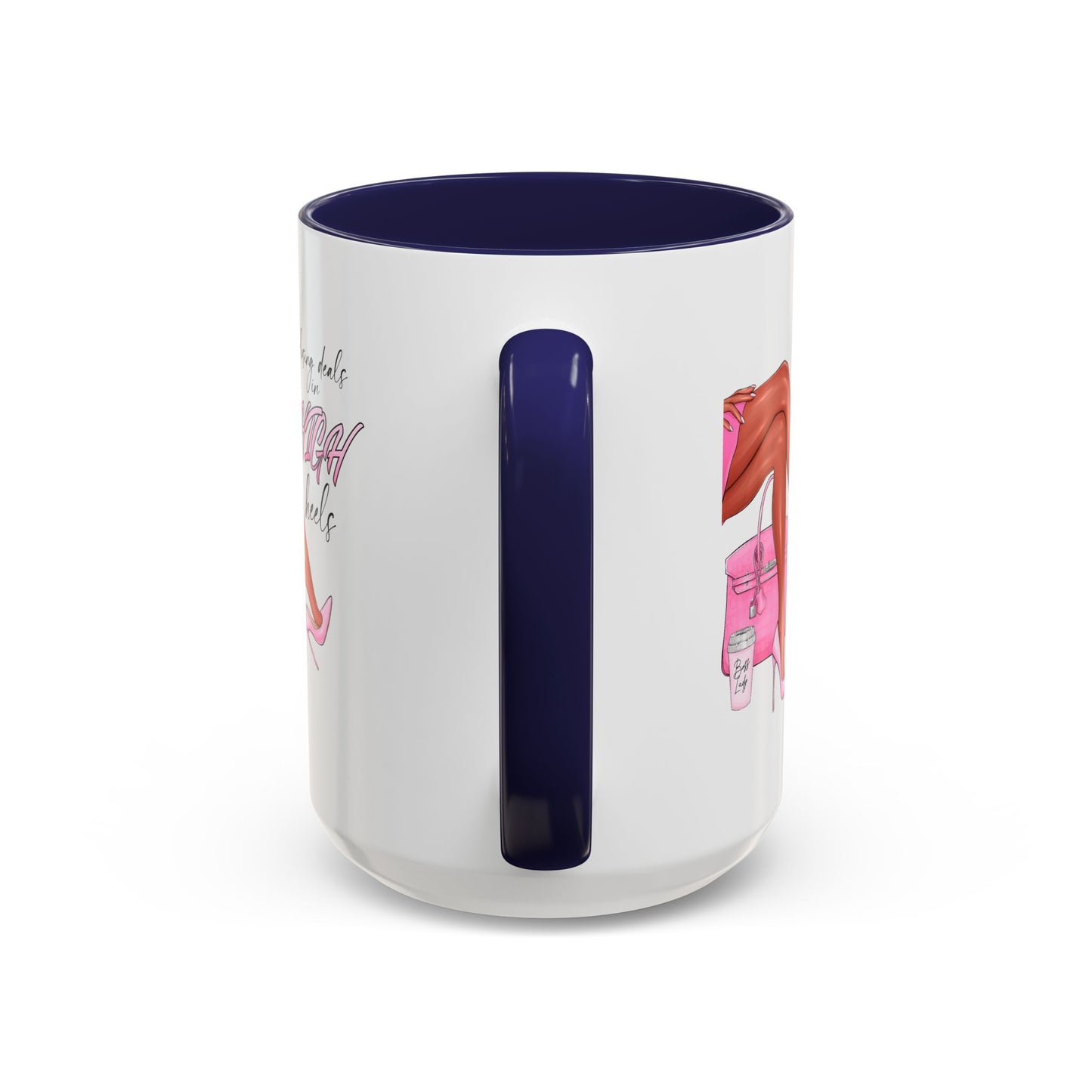 Humor Mug - Closing Deals in High Heels