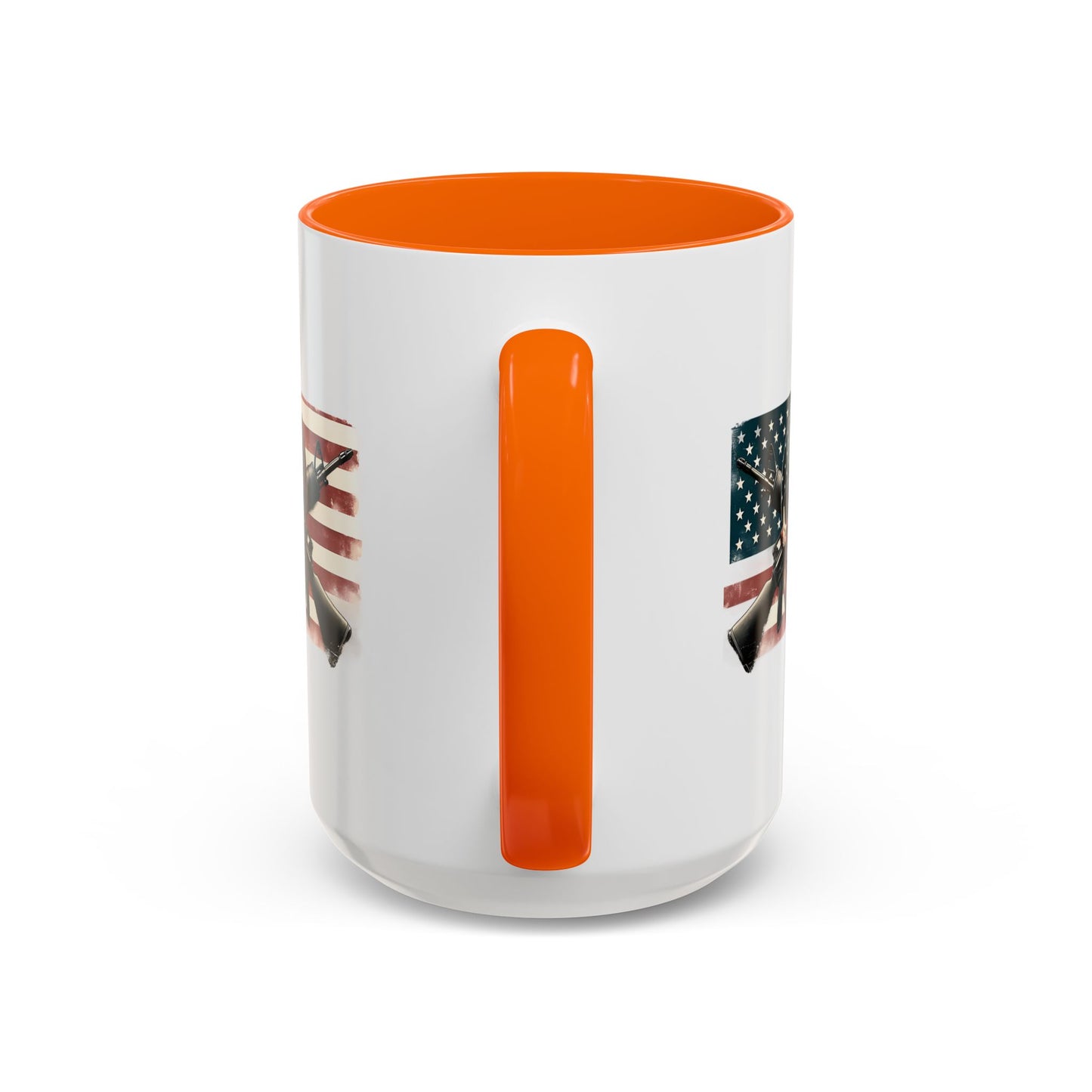 4th of July Mug - Skull Guns Flag