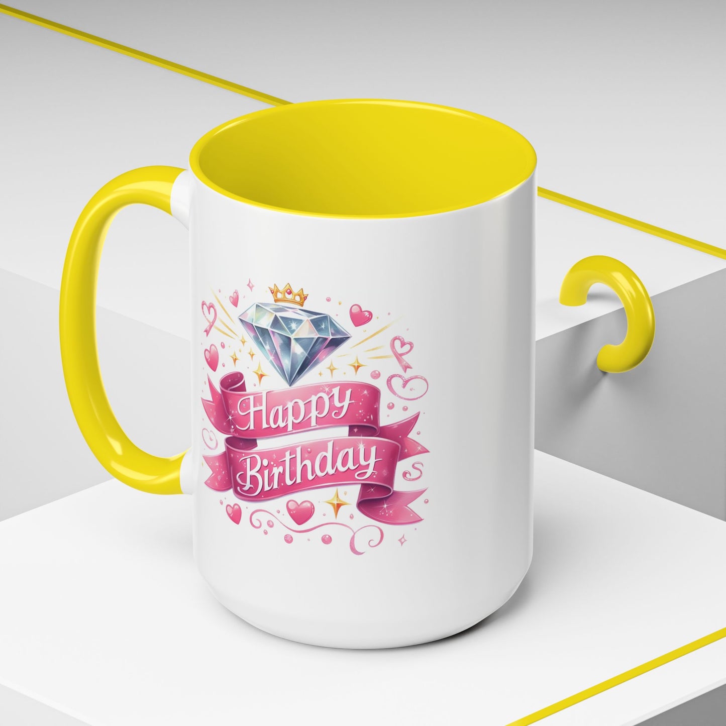 Birthday Mug - Diamond Crown