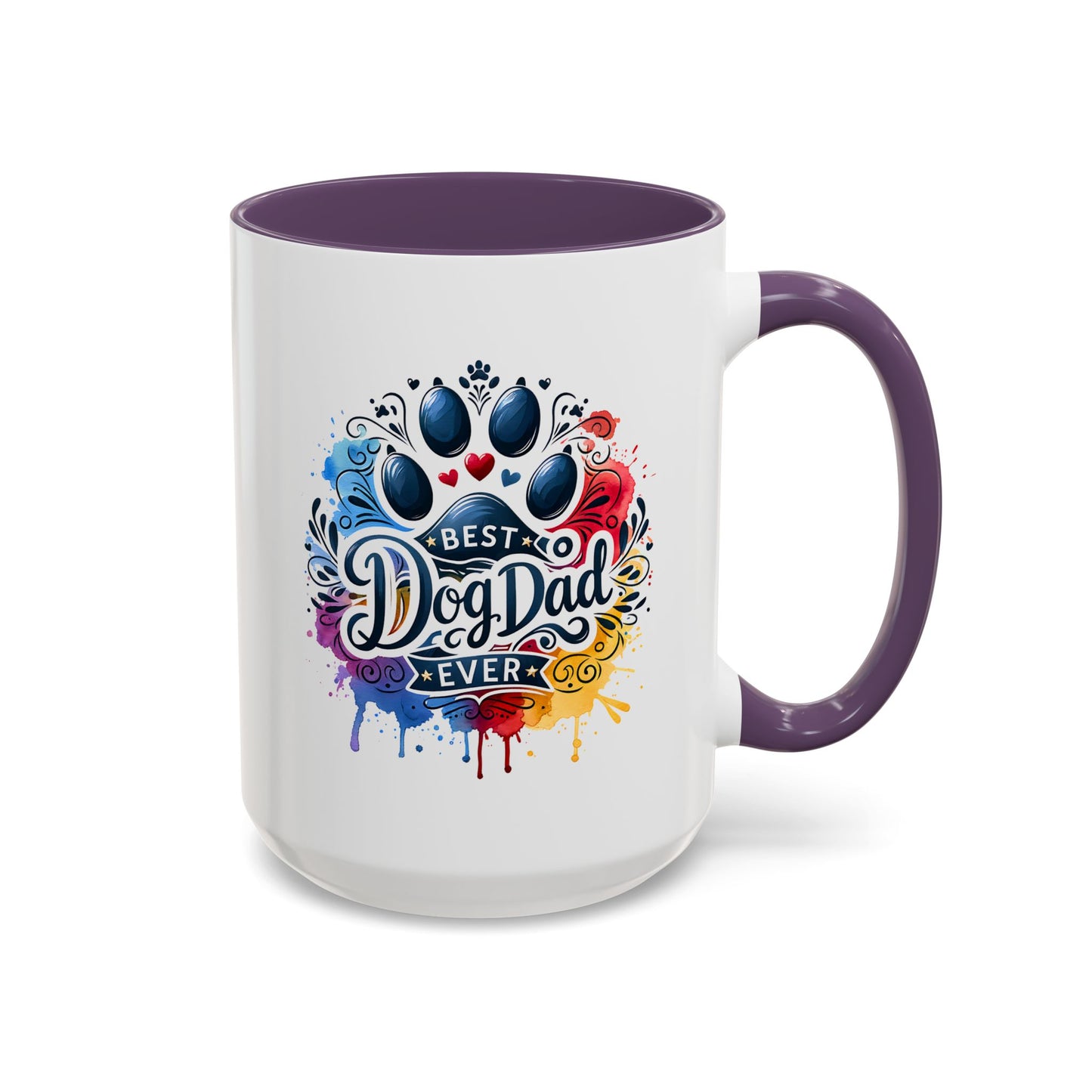 Animal Mug - Best Dog Dad Ever Paw