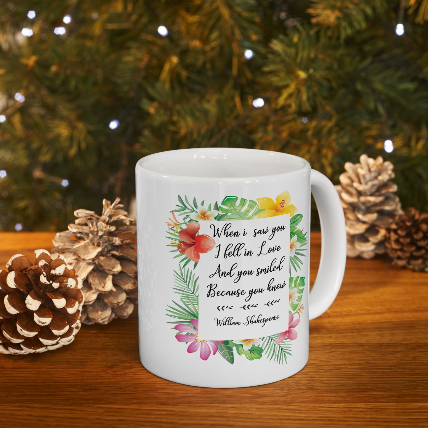 Anniversary Mug - When I Saw You I Fell In Love
