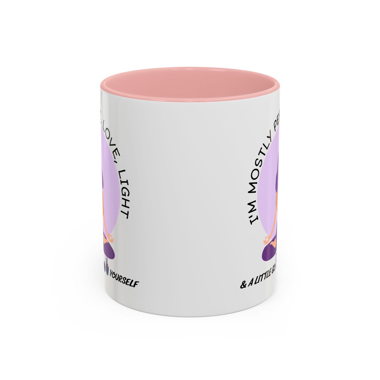 Adult Mug - I'm Mostly Peace, Love, Light