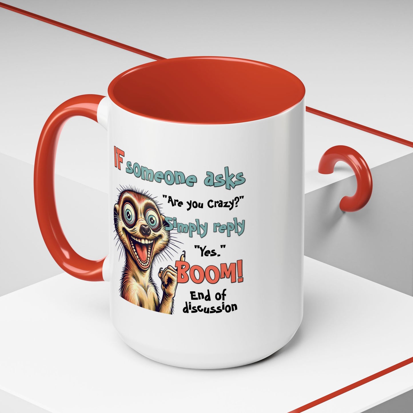 Humor Mug - If Someone Asks Are You Crazy